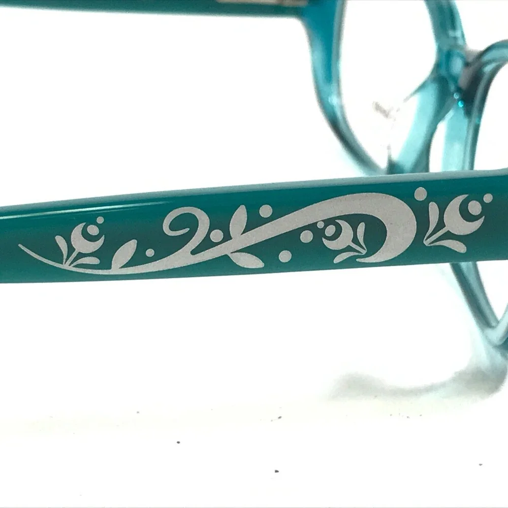 Disney Kids Eyeglasses Frames 3E 2006 1573 Clear Blue Cat Eye Frozen 46-15-125 - Picture 5 of 12